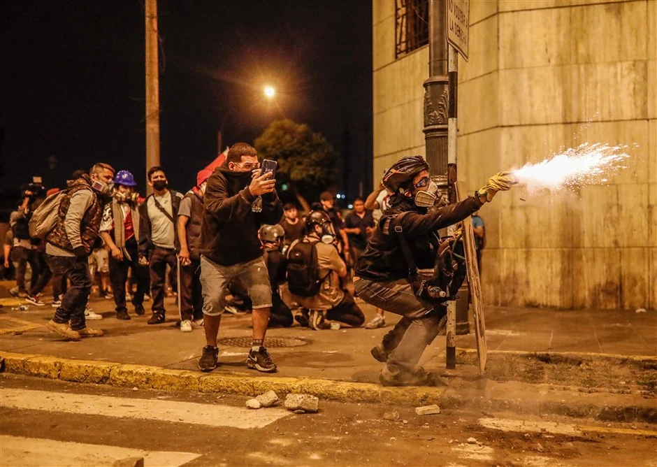 Protesti u Peruu - Lima