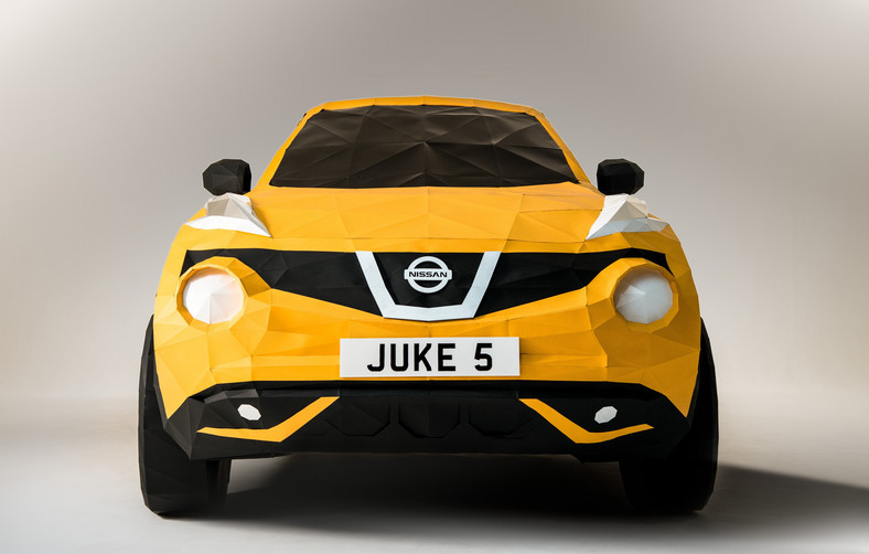 Nissan Juke Origami auto z papieru