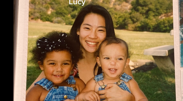 Lucy Liu és a Salmon testvérek a 90-es években