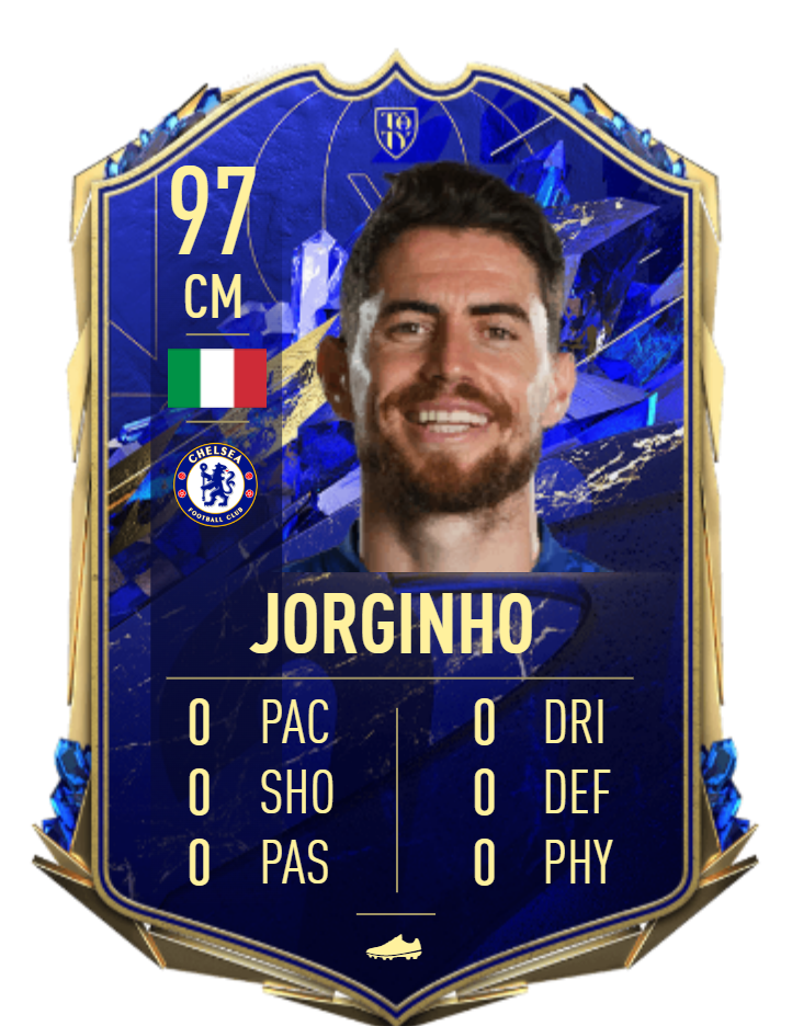 Jorginho FIFA 22 TOTY Card