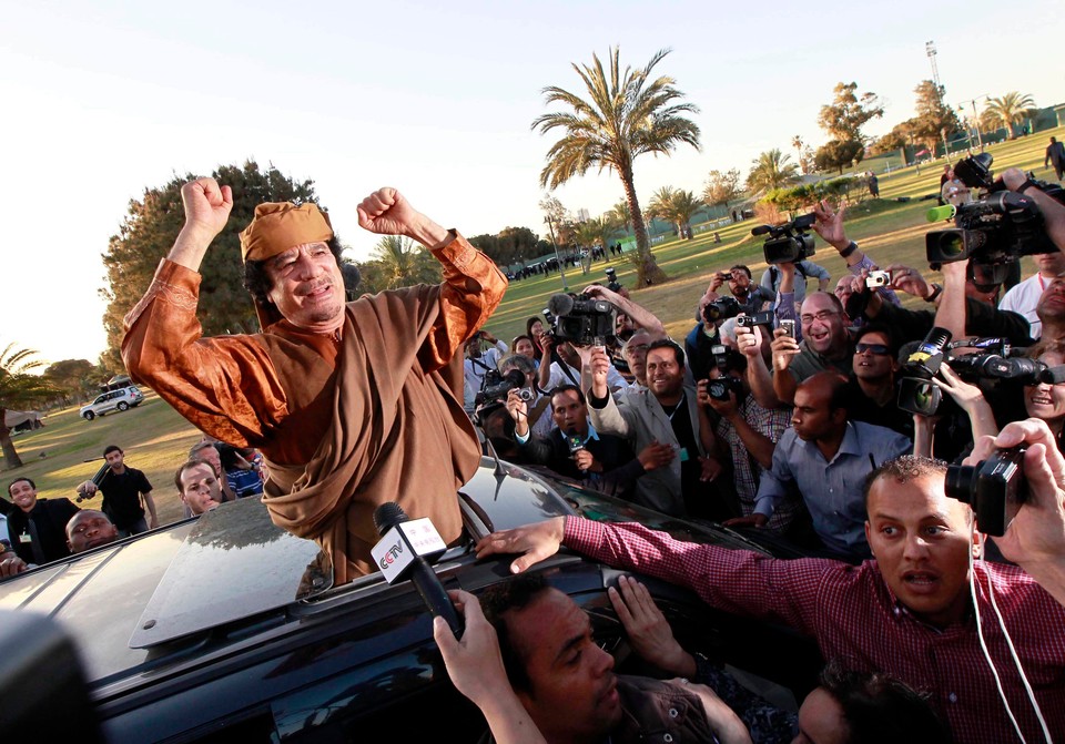 Muammar Kaddafi, fot. Reuters