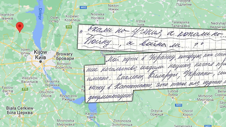 W miejscowości Katiużanka w Ukrainie został odnaleziony dziennik rosyjskiego okupanta