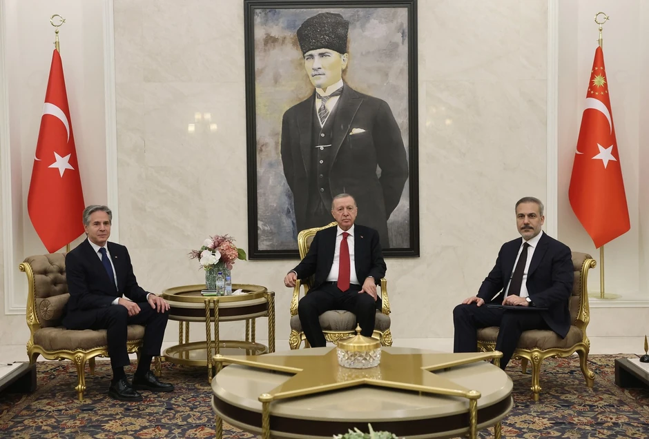 Entoni Blinken i Redžep Tajip Erdogan 