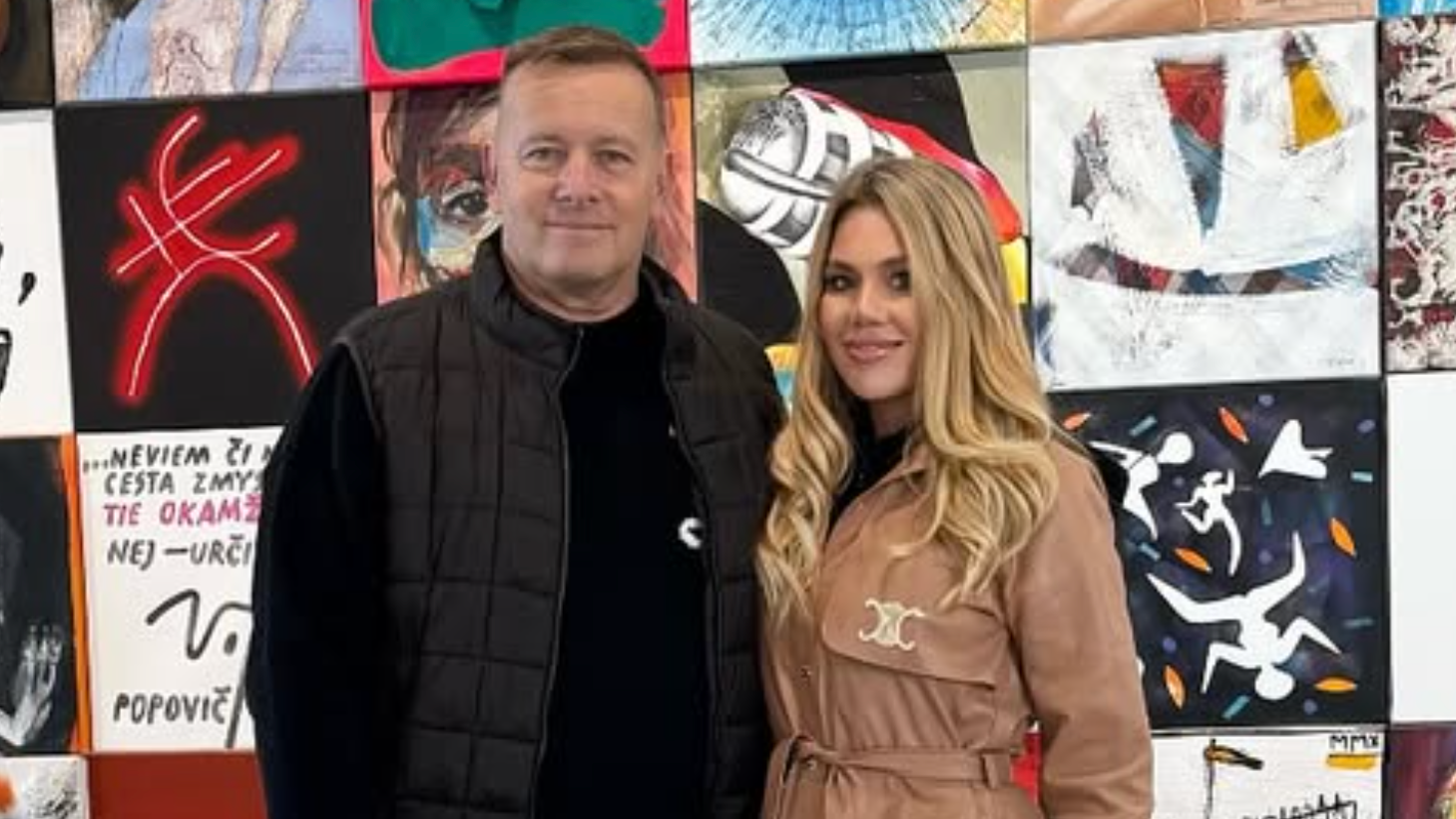 Boris Kollár a Laura Vizváryová.