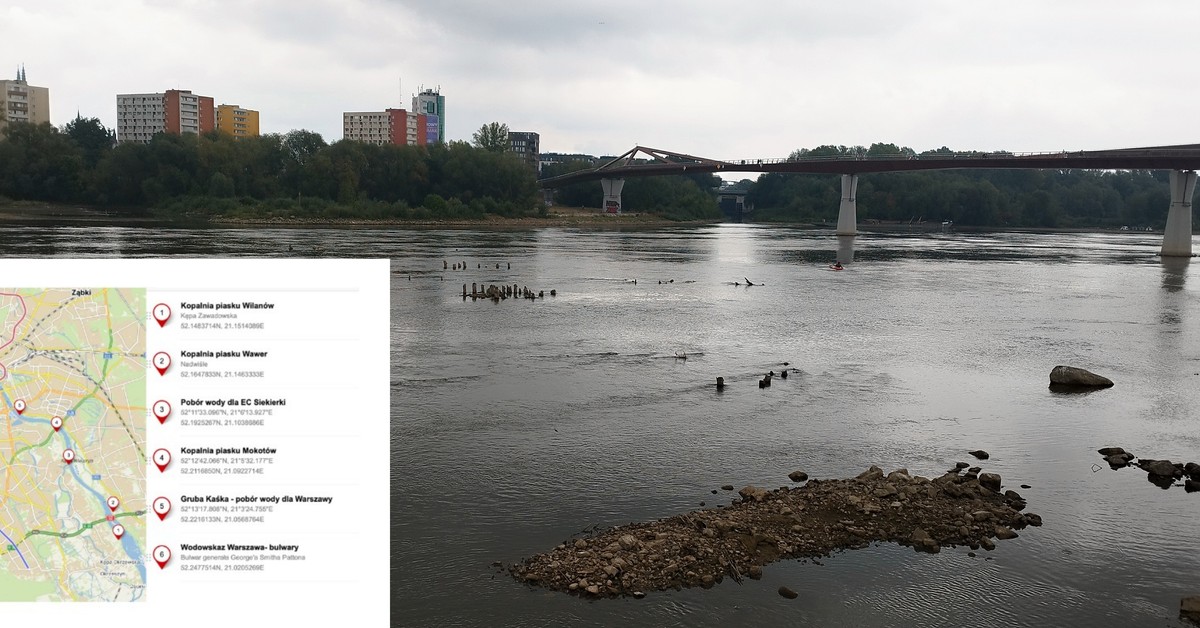 Zabraknie wody w Warszawie? Organizacje pozarządowe apelują do Trzaskowskiego o konkretne działania dla Wisły.