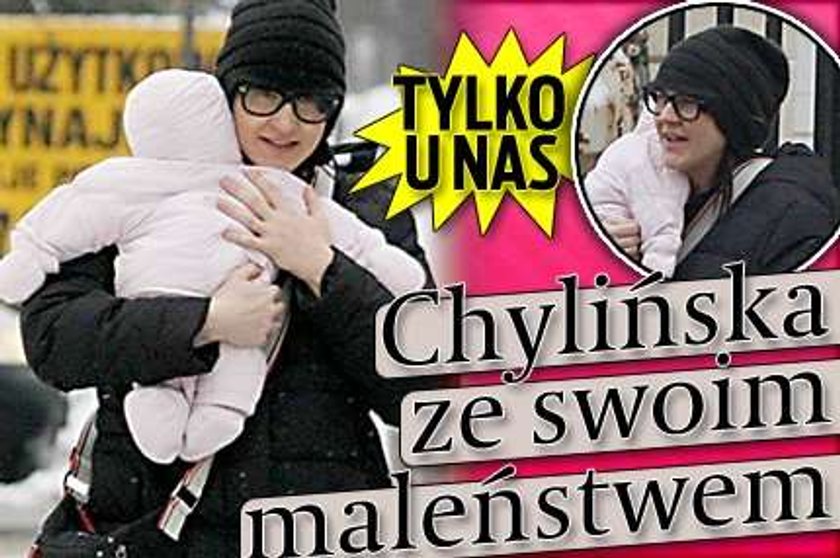 Chylińska z córeczką. FOTO