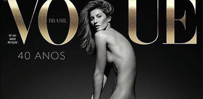 Gisele Bundchen nago na okładce brazylijskiego "Vogue'a"