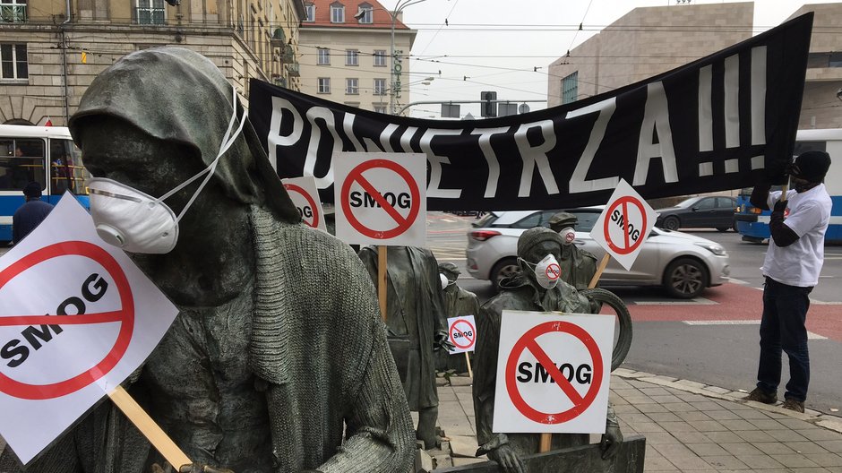 Protest dolnośląskich aktywistów