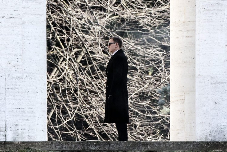 Daniel Craig na planie 'Spectre' w Rzymie