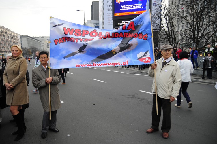 Marsz Niepodległości. Fot. Maciek Suchorabski