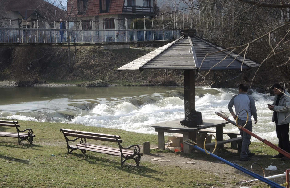 Mesto gde je dečak upao u reku
