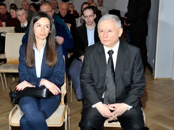 Marta i Jarosław Kaczyńscy