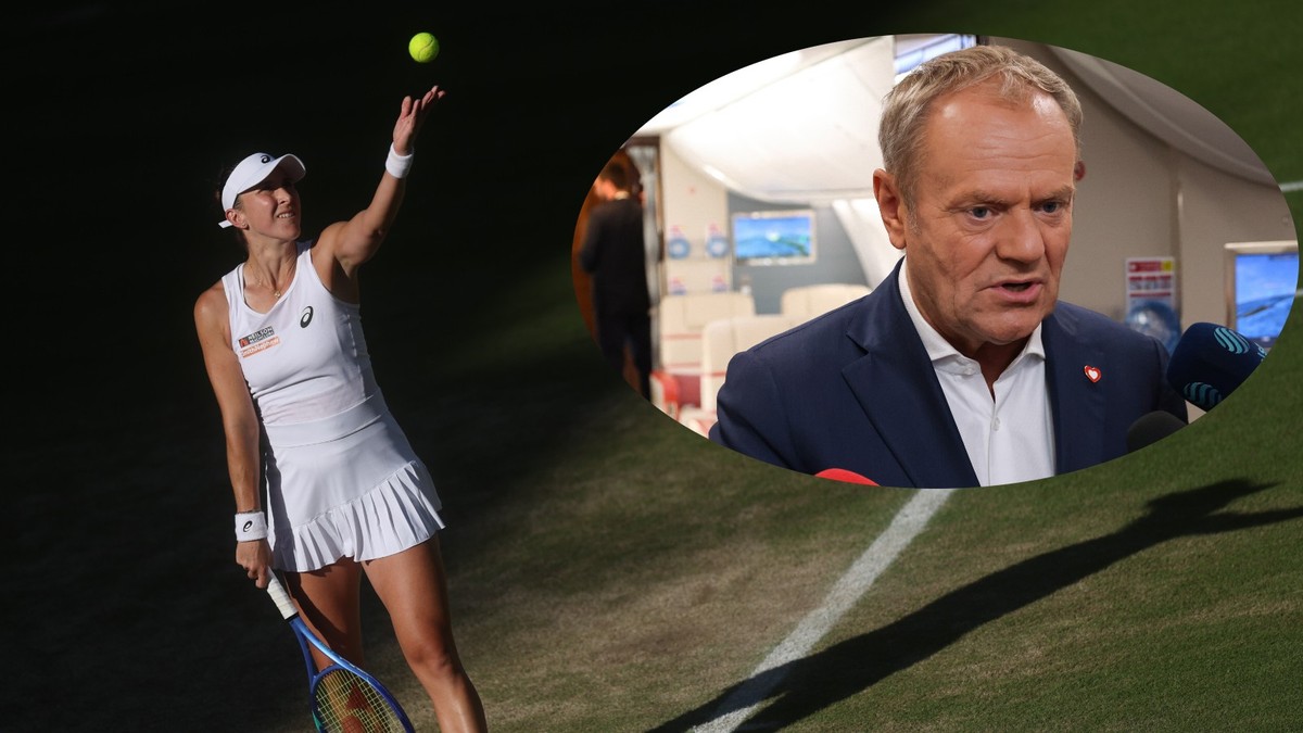 Premier Donald Tusk o sobotnim finale Wimbledonu