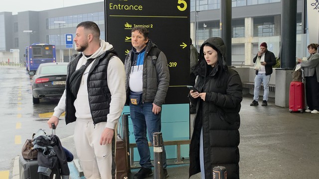 Zorana Mićanović sa aerodroma