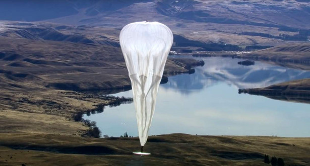 Internet z balonów od Google - Project Loon