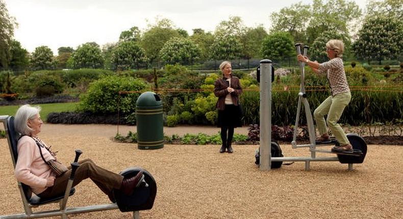 5 Pictures of playgrounds for elderly people that would make you smile