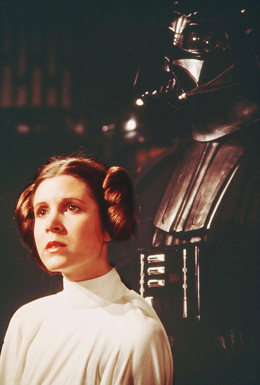 Carrie Fisher i Lord Vader