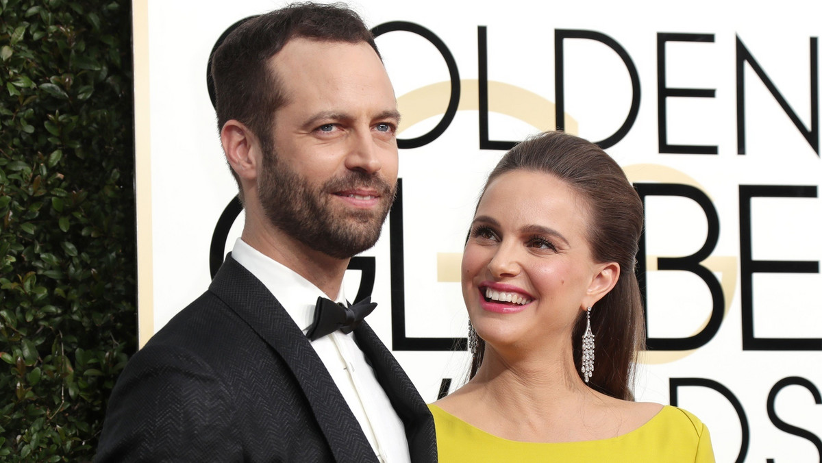 Złote Globy 2017: Benjamin Millepied i Natalie Portman w ciąży