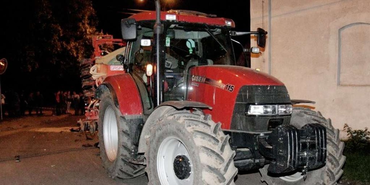 Traktor przejechał nastolatka