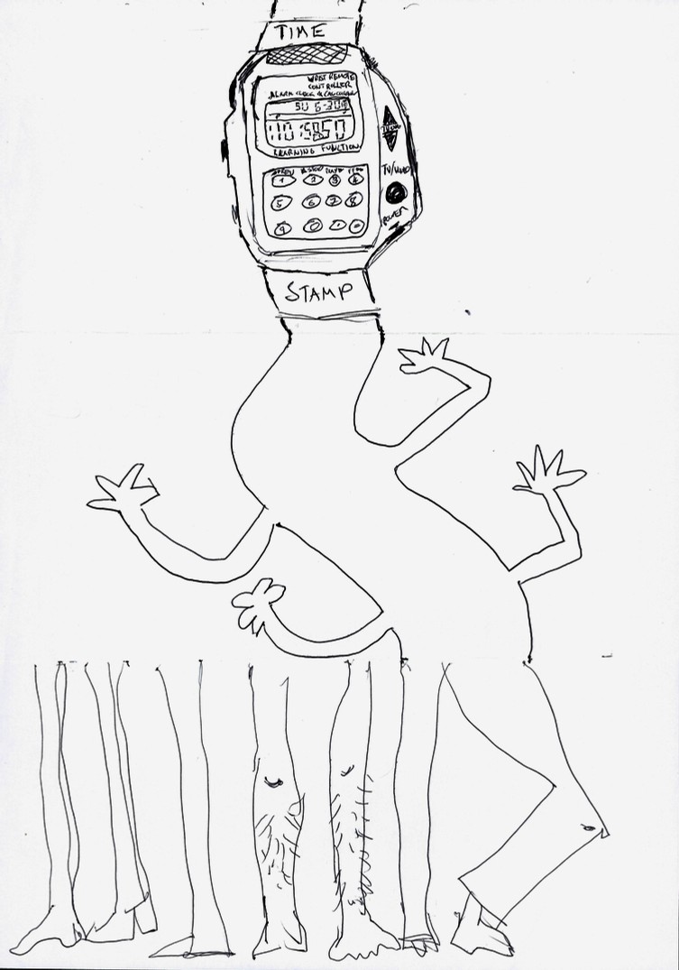 Cadavre Exquis Von Simon Denny, Tabita Rezaire und Miao Ying.