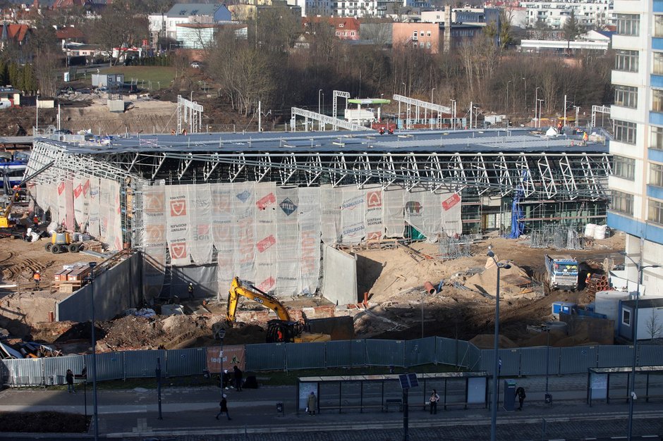 Dworzec Główny w Olsztynie. Piąta zmiana terminu oddania inwestycji