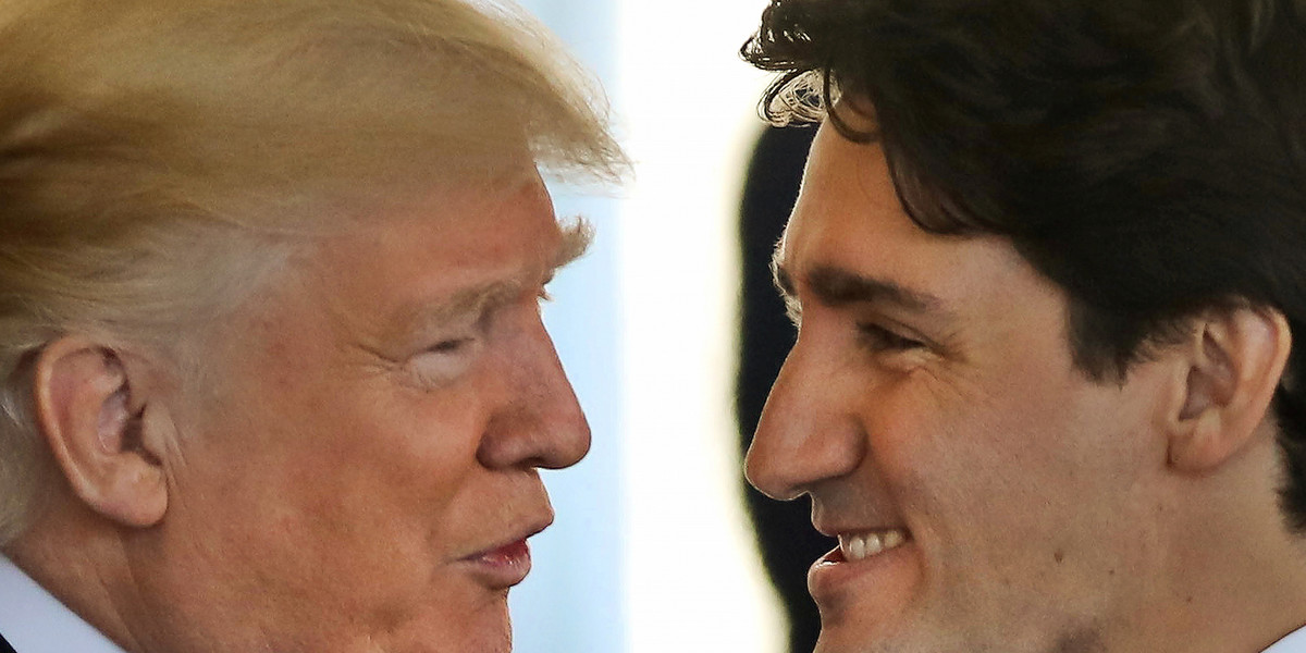 The Trump and Trudeau offices released 2 very different readouts of a tense-sounding call amid a mounting trade dispute
