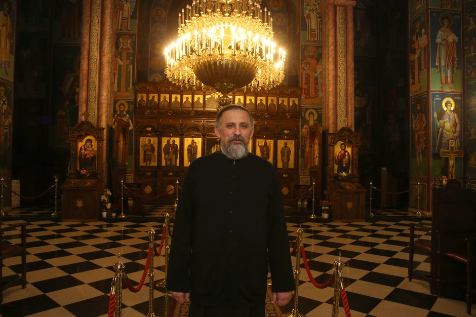 Branislav Livopljanac, svešenik u Crkvi svetih Ćirila i Metodija 