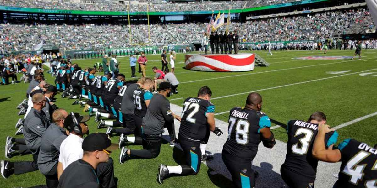 Brands are threatening to pull ads from NFL coverage if NBC keeps covering players' national-anthem protests