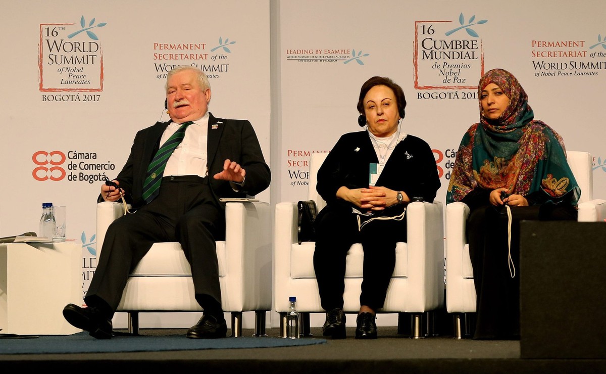 Lech Wałęsa w Bogocie