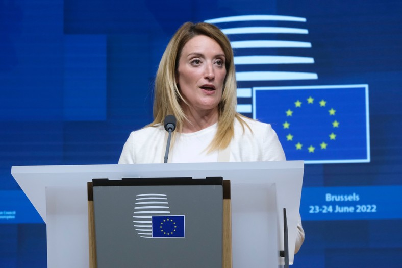 Przewodnicząca Parlamentu Europejskiego Roberta Metsola