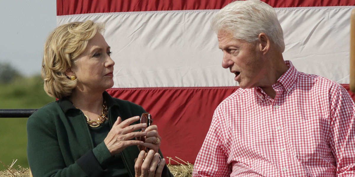 Hillary i Bill Clintonowie