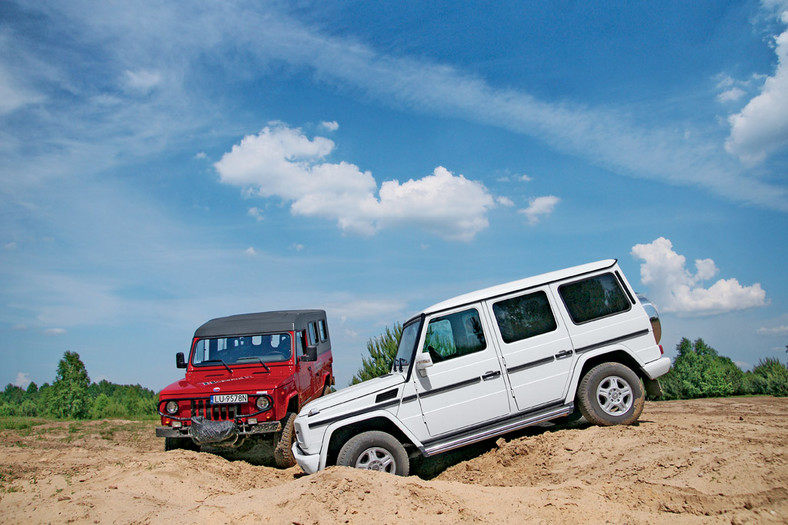 Mercedes G 350 kontra Land Rover Defender i Honker 2000: czy prawdziwe terenówki są na wymarciu?