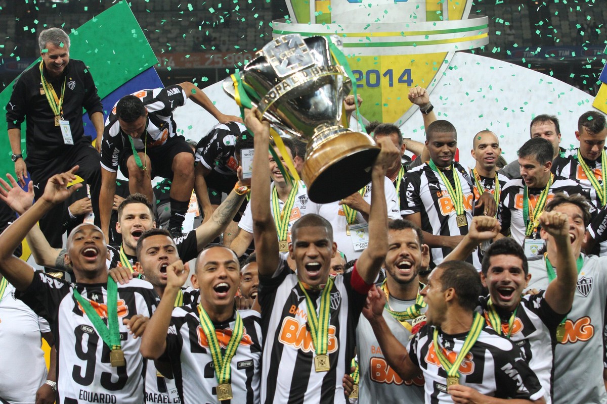 Piłkarze Atletico Mineiro z Pucharem Brazylii
