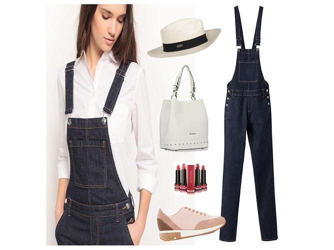 STYLIZACJE z ogrodniczkami (elementy zestawu z oferty LaRedoute.pl)