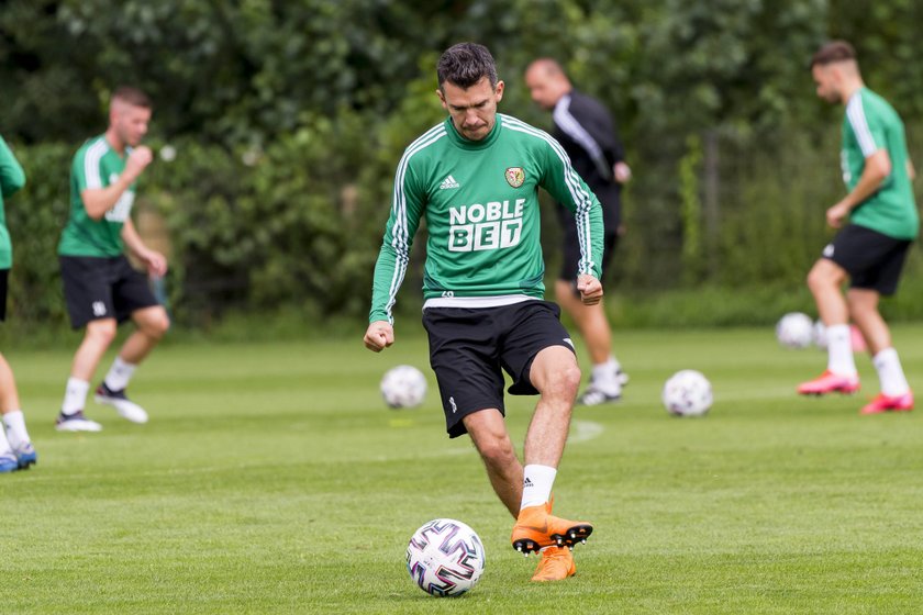 Pilka nozna. PKO Ekstraklasa. Slask Wroclaw. Trening. 05.08.2020