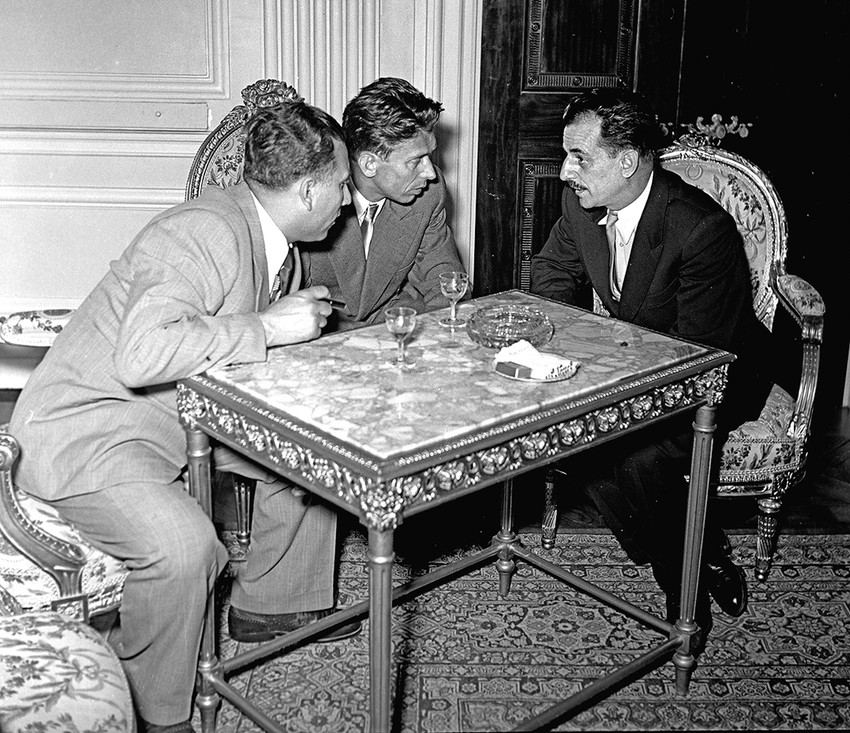 Sa Krcunom i Kočom Popovićem, 1953.