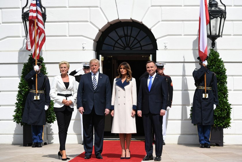 Prezydent Andrzej Duda w USA na spotkaniu z Donaldem Trumpem