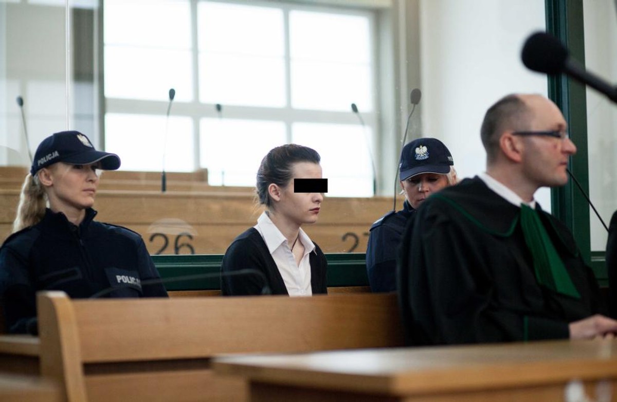 Katarzyna W. na procesie 18 lutego 2013 r.