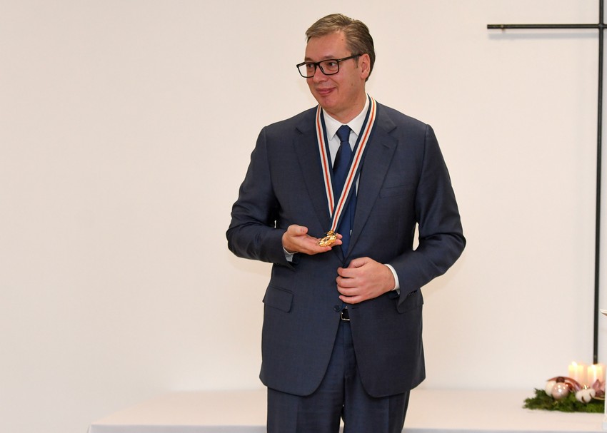 Vučić je rekao da je orden svedočanstvo bratskog odnosa dva naroda