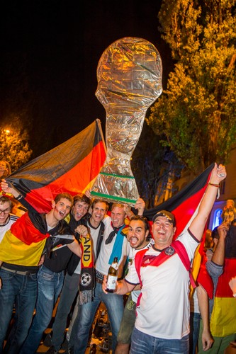 Radość Niemców ze zdobycia mistrzostwa świata