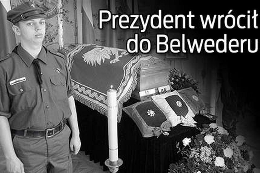 Prezydent wrócił do Belwederu