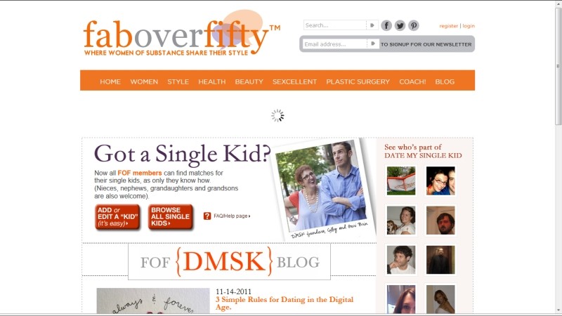 Jeżeli nawet Ugly Bug Ball nie pomógł w znalezieniu miłości życia, może trzeba oddać sprawę w ręce rodziców... Najlepiej zanim sami postanowią się tym zająć. Taką możliwość daje jeden z działów kobiecego serwisu Faboverfifty, czyli <b>Date My Single Kid</b>, gdzie rodzice zaniepokojeni samotnością swoich dorosłych pociech mogą znaleźć im partnera.