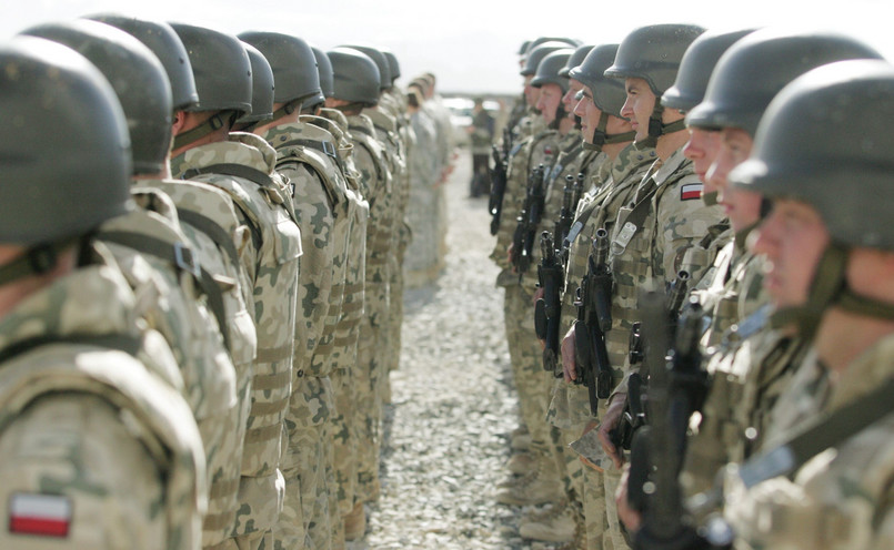 Polscy żołnierze w bazie Ghazni w Afganistanie