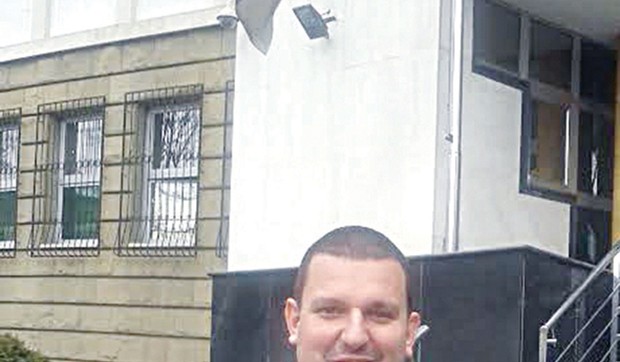 Dusko Saric ispred Specijalnog suda  foto Danica Curuvija ALO