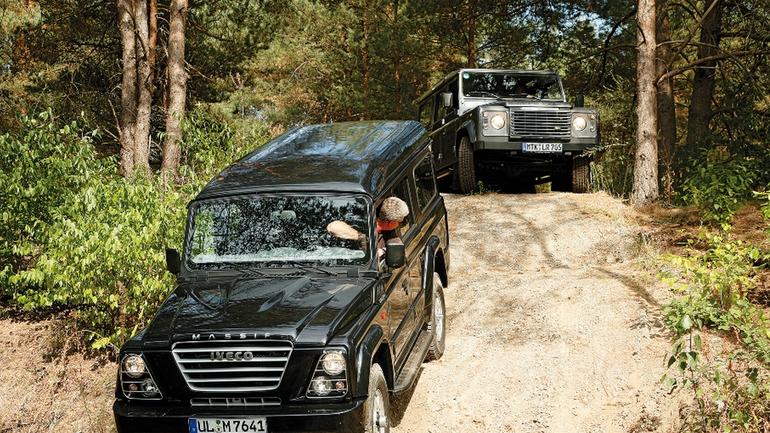 Ekstremaliści Czyli, Land Rover Defender kontra Iveco
