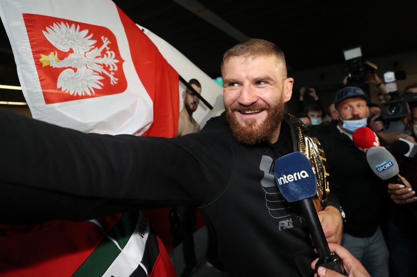 MMA. UFC 253. Jan Blachowicz. Przylot do Polski. 28.09.2020