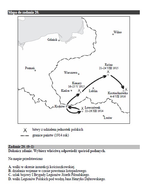 Arkusz egzaminu gimnazjalnego z historii i WOS