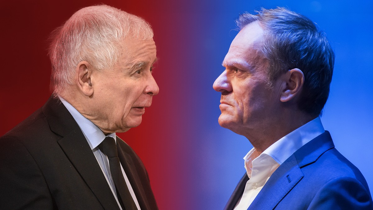 Jarosław Kaczyński i Donald Tusk