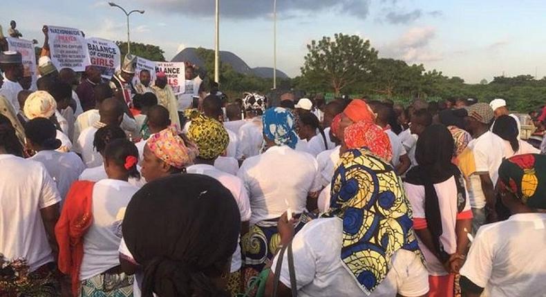 At the prayer meeting where Ali Ahmad vowed to trek to Maiduguri if Shekau is captured