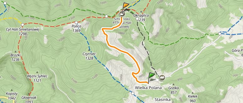 Mapa i profil trasy